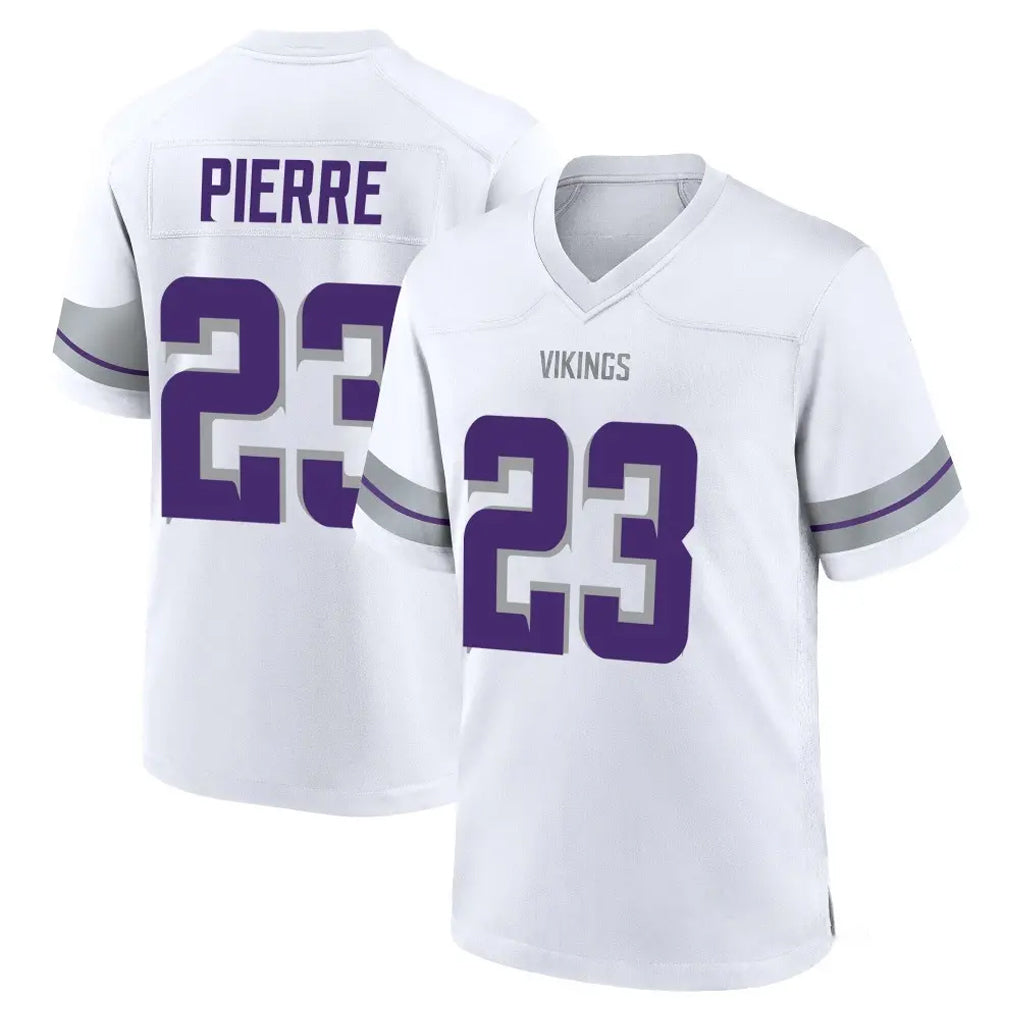 Parkc M.Vikings #23 James Pierre Player White Alternate Home Game Stitched Jerseys