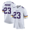 Parkc M.Vikings #23 James Pierre Player White Home Game Stitched Jerseys