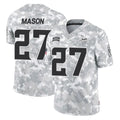 Parkc M.Vikings #27 Jordan Mason Player Arctic Camo Salute To Service Limited Game Stitched Jerseys