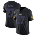 Parkc M.Vikings #27 Jordan Mason Player Black Impact LImited Home Game Stitched Jerseys