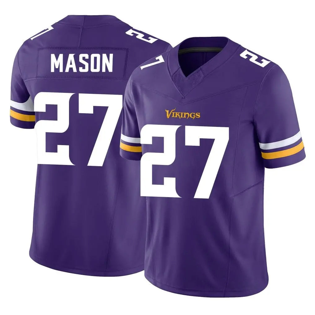 Parkc M.Vikings #27 Jordan Mason Player Purple Limited Vapor F.U.S.E. Home Game Stitched Jerseys