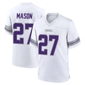 Parkc M.Vikings #27 Jordan Mason Player White Alternate Home Game Stitched Jerseys