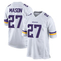 Parkc M.Vikings #27 Jordan Mason Player White Home Game Stitched Jerseys