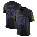 Parkc M.Vikings #33 Aaron Jones Sr. Player Black Impact LImited Home Game Stitched Jerseys