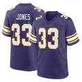 Parkc M.Vikings #33 Aaron Jones Sr. Player Purple Classic Home Game Stitched Jerseys