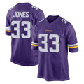 Parkc M.Vikings #33 Aaron Jones Sr. Player Purple Home Game Stitched Jerseys