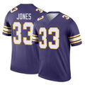 Parkc M.Vikings #33 Aaron Jones Sr. Player Purple Limited Classic Home Game Stitched Jerseys