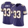 Parkc M.Vikings #33 Aaron Jones Sr. Player Purple Limited Classic Vapor F.U.S.E. Home Game Stitched Jerseys