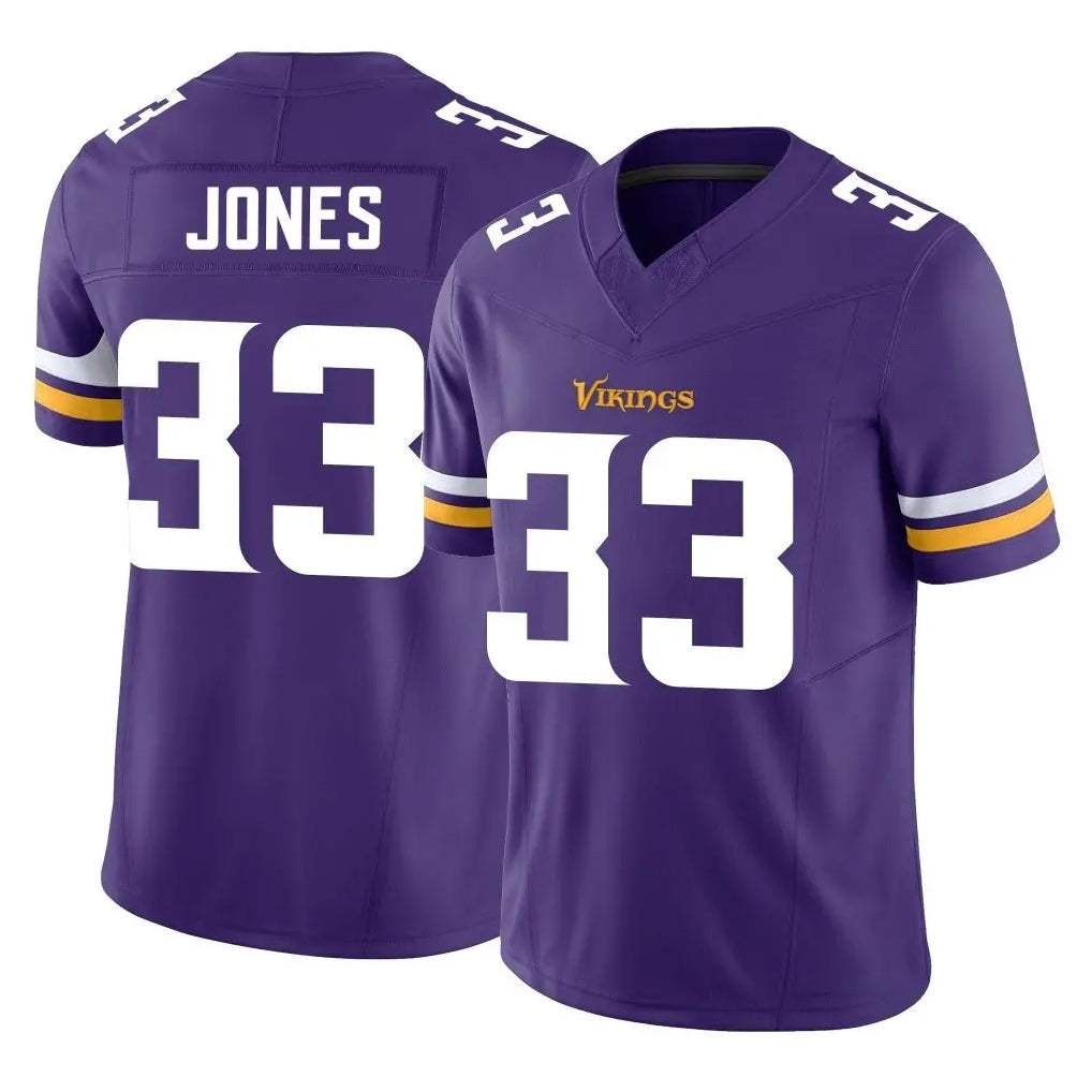 Parkc M.Vikings #33 Aaron Jones Sr. Player Purple Limited Vapor F.U.S.E. Home Game Stitched Jerseys