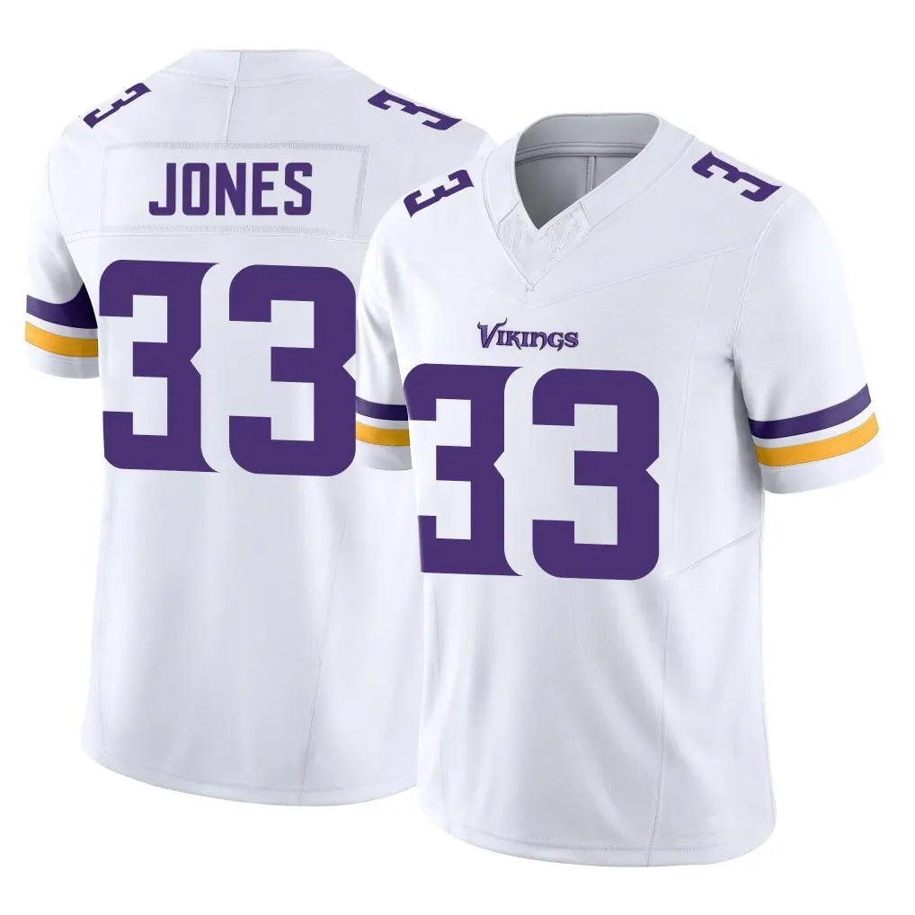 Parkc M.Vikings #33 Aaron Jones Sr. Player White Limited Vapor F.U.S.E. Home Game Stitched Jerseys