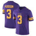 Parkc M.Vikings #3 Jordan Addison Player Purple Limited Color Rush Home Game Stitched Jerseys