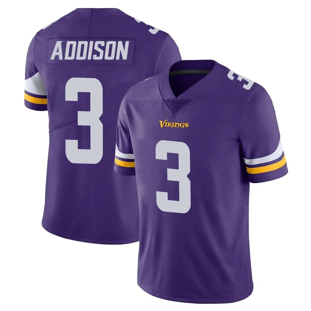 Parkc M.Vikings #3 Jordan Addison Player Purple Limited Vapor Untouchable Home Game Stitched Jerseys