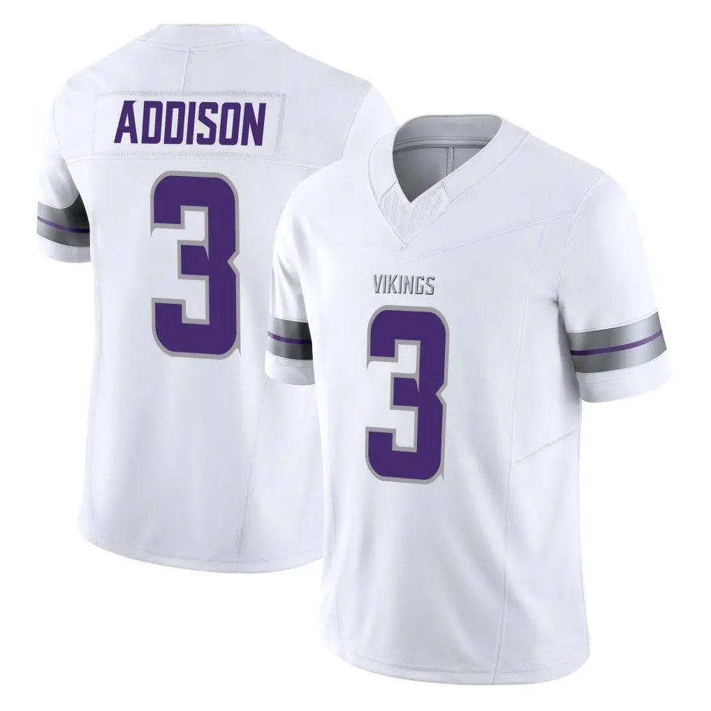Parkc M.Vikings #3 Jordan Addison Player White Limited Alternate Vapor F.U.S.E. Home Game Stitched Jerseys
