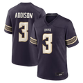 Parkc MN.Vikings #3 Jordan Addison Purple 2026 Rivalries Collection Game Stitched Jerseys