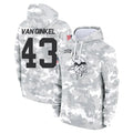Parkc M.Vikings #43 Andrew Van Ginkel Player Arctic Camo Salute to Service Pullover Hoodies Limited Game Stitched Jerseys