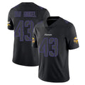 Parkc M.Vikings #43 Andrew Van Ginkel Player Black Impact LImited Home Game Stitched Jerseys
