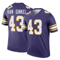 Parkc M.Vikings #43 Andrew Van Ginkel Player Purple Limited Classic Home Game Stitched Jerseys