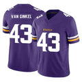 Parkc M.Vikings #43 Andrew Van Ginkel Player Purple Limited Vapor F.U.S.E. Home Game Stitched Jerseys