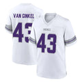 Parkc M.Vikings #43 Andrew Van Ginkel Player White Alternate Home Game Stitched Jerseys