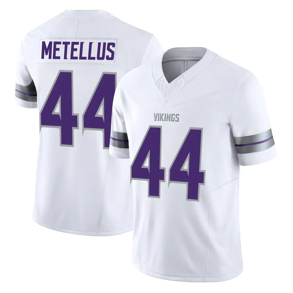 Parkc M.Vikings #44 Josh Metellus Player White Limited Alternate Vapor F.U.S.E. Home Game Stitched Jerseys