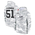 Parkc M.Vikings #51 Blake Cashman Player Arctic Camo Salute to Service Pullover Hoodies Limited Game Stitched Jerseys