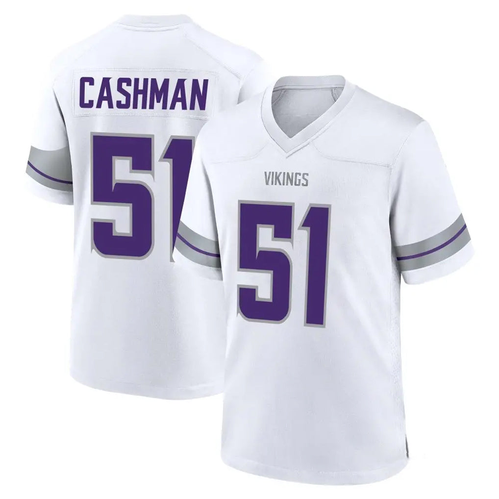 Parkc M.Vikings #51 Blake Cashman Player White Alternate Home Game Stitched Jerseys