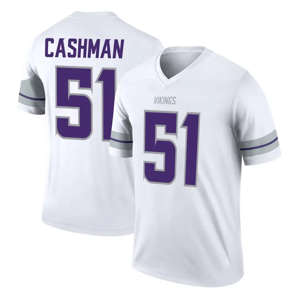 Parkc M.Vikings #51 Blake Cashman Player White Alternate Legend Home Game Stitched Jerseys