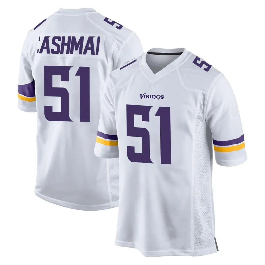 Parkc M.Vikings #51 Blake Cashman Player White Home Game Stitched Jerseys