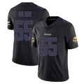 Parkc M.Vikings #55 Eric Wilson Player Black Impact LImited Home Game Stitched Jerseys