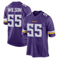 Parkc M.Vikings #55 Eric Wilson Player Purple Home Game Stitched Jerseys