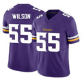 Parkc M.Vikings #55 Eric Wilson Player Purple Limited Vapor F.U.S.E. Home Game Stitched Jerseys