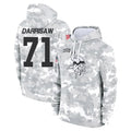 Parkc M.Vikings #71 Christian Darrisaw Player Arctic Camo Salute to Service Pullover Hoodies Limited Game Stitched Jerseys