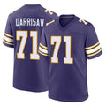 Parkc M.Vikings #71 Christian Darrisaw Player Purple Classic Home Game Stitched Jerseys