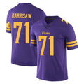 Parkc M.Vikings #71 Christian Darrisaw Player Purple Limited Color Rush Home Game Stitched Jerseys