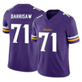 Parkc M.Vikings #71 Christian Darrisaw Player Purple Limited Vapor F.U.S.E. Home Game Stitched Jerseys