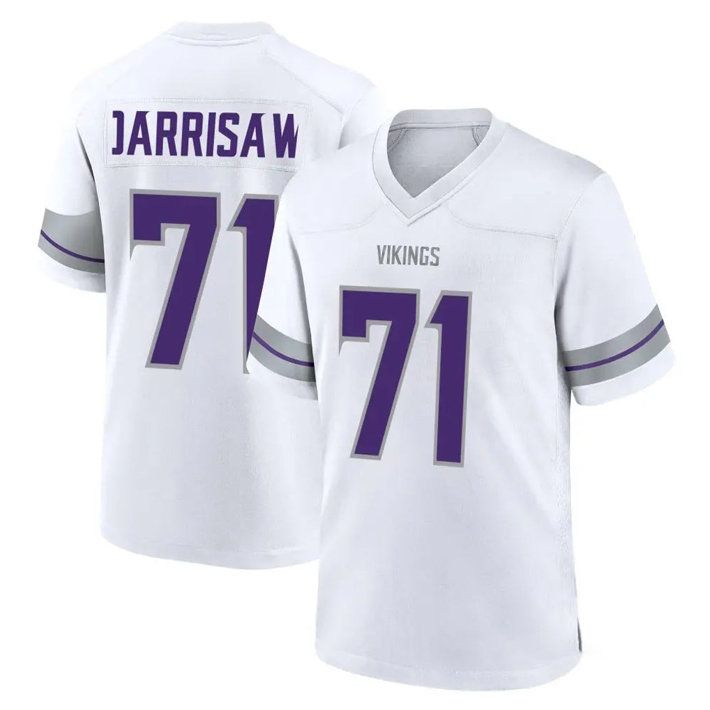 Parkc M.Vikings #71 Christian Darrisaw Player White Alternate Home Game Stitched Jerseys