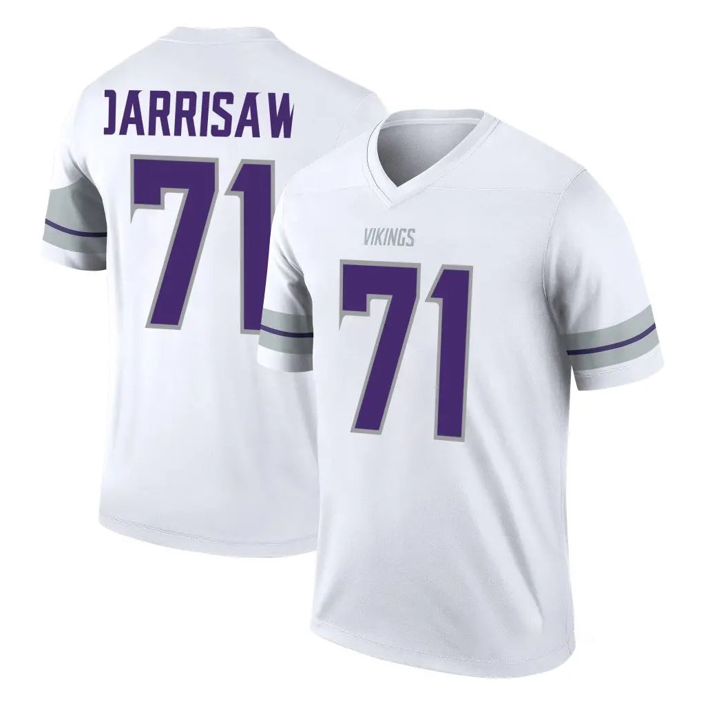 Parkc M.Vikings #71 Christian Darrisaw Player White Alternate Legend Home Game Stitched Jerseys
