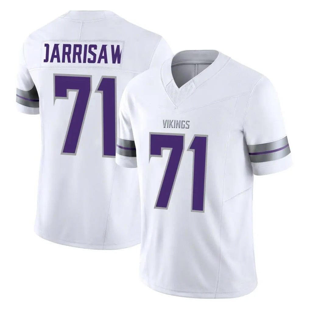Parkc M.Vikings #71 Christian Darrisaw Player White Limited Alternate Vapor F.U.S.E. Home Game Stitched Jerseys