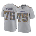 Parkc M.Vikings #75 Brian O'Neill Player Gray Atmosphere Fashion Home Game Stitched Jerseys