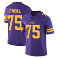 Parkc M.Vikings #75 Brian O'Neill Player Purple Limited Color Rush Home Game Stitched Jerseys