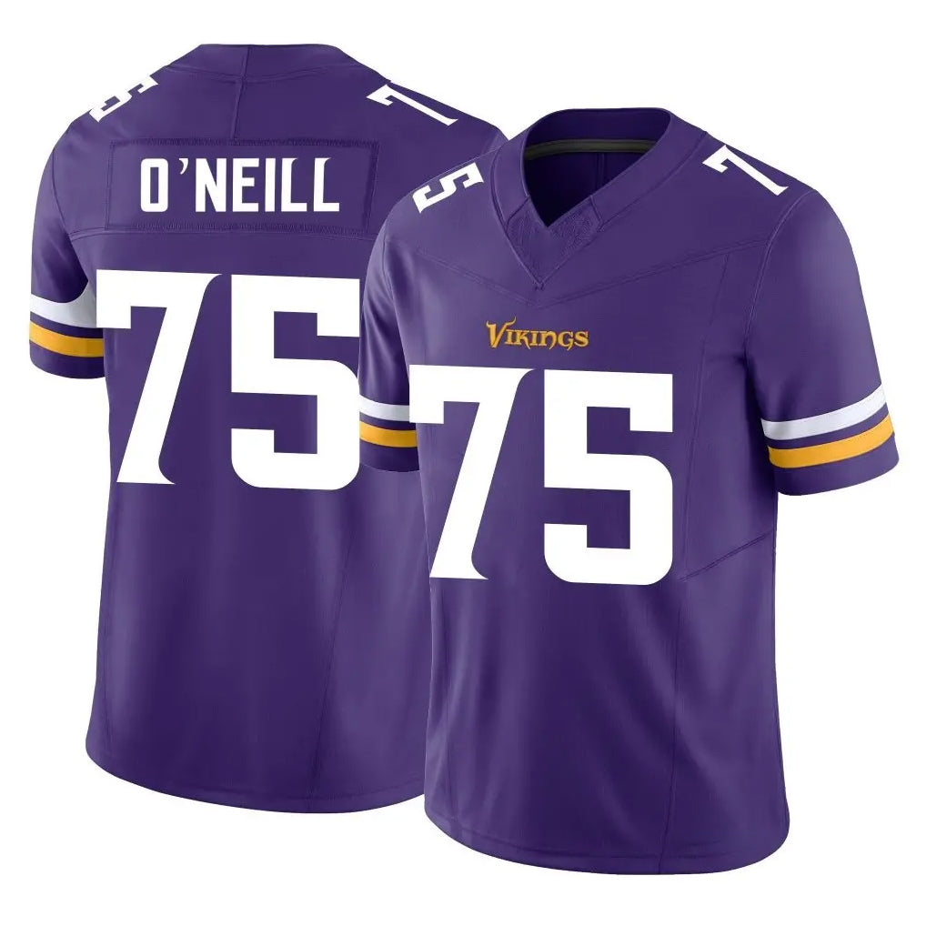 Parkc M.Vikings #75 Brian O'Neill Player Purple Limited Vapor F.U.S.E. Home Game Stitched Jerseys