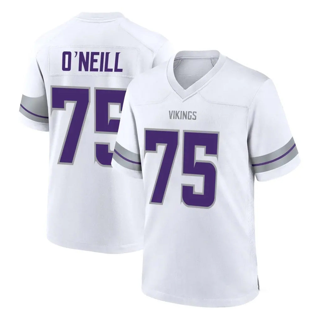 Parkc M.Vikings #75 Brian O'Neill Player White Alternate Home Game Stitched Jerseys