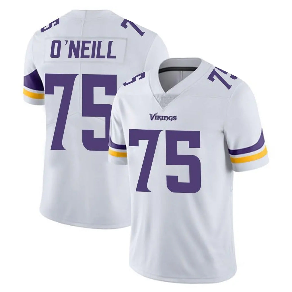 Parkc M.Vikings #75 Brian O'Neill Player White Limited Vapor Untouchable Home Game Stitched Jerseys