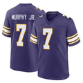 Parkc M.Vikings #7 Byron Murphy Jr. Player Purple Classic Home Game Stitched Jerseys