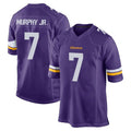 Parkc M.Vikings #7 Byron Murphy Jr. Player Purple Home Game Stitched Jerseys