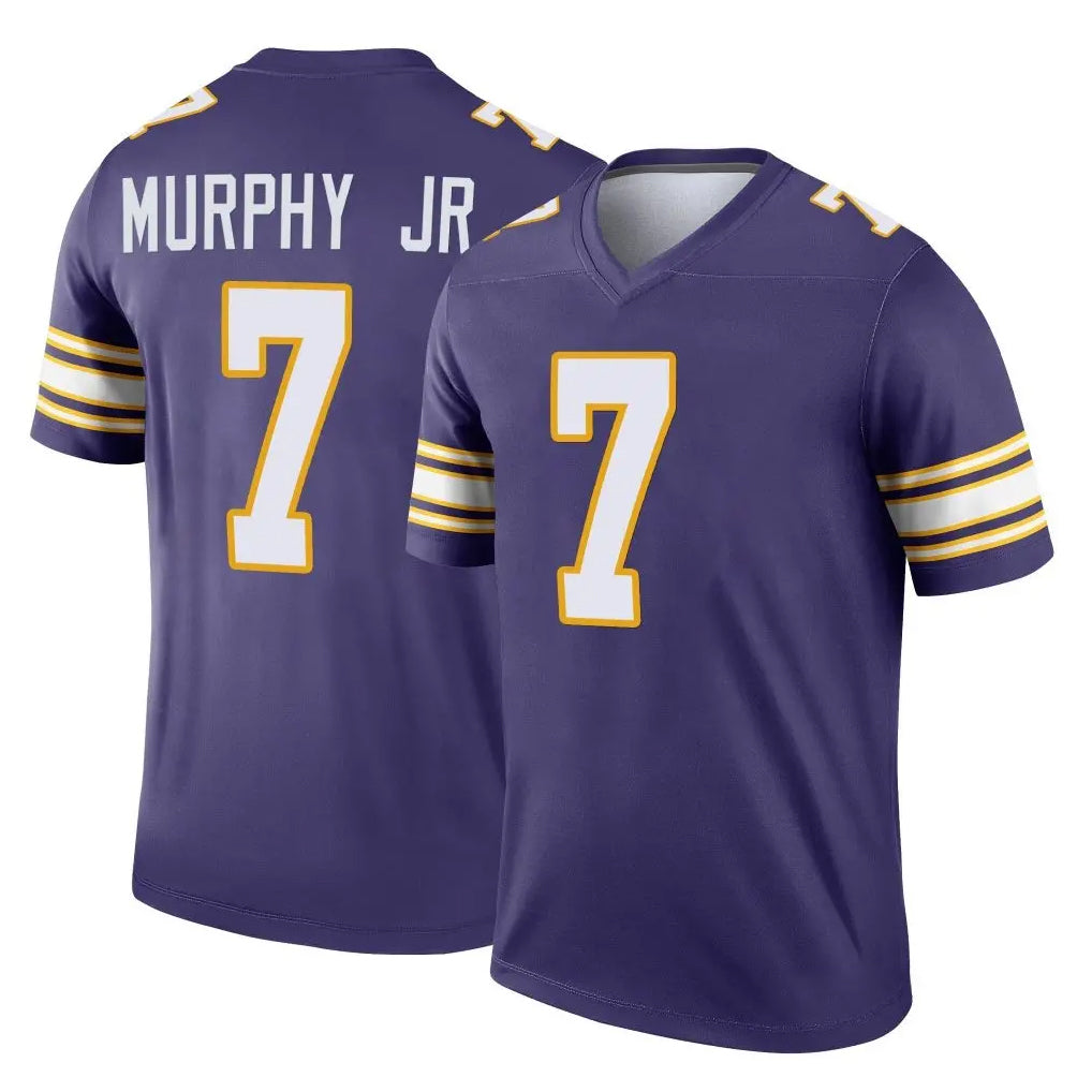 Parkc M.Vikings #7 Byron Murphy Jr. Player Purple Limited Classic Home Game Stitched Jerseys