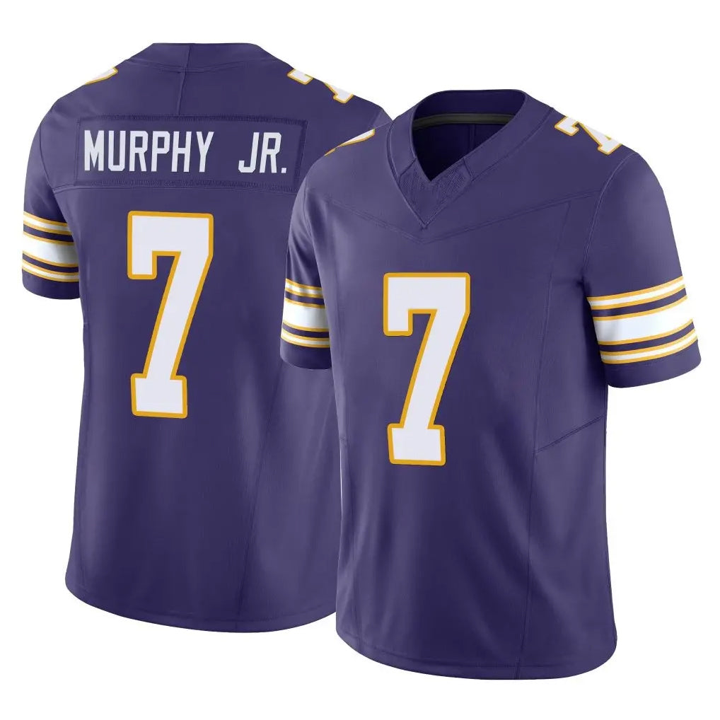 Parkc M.Vikings #7 Byron Murphy Jr. Player Purple Limited Classic Vapor F.U.S.E. Home Game Stitched Jerseys