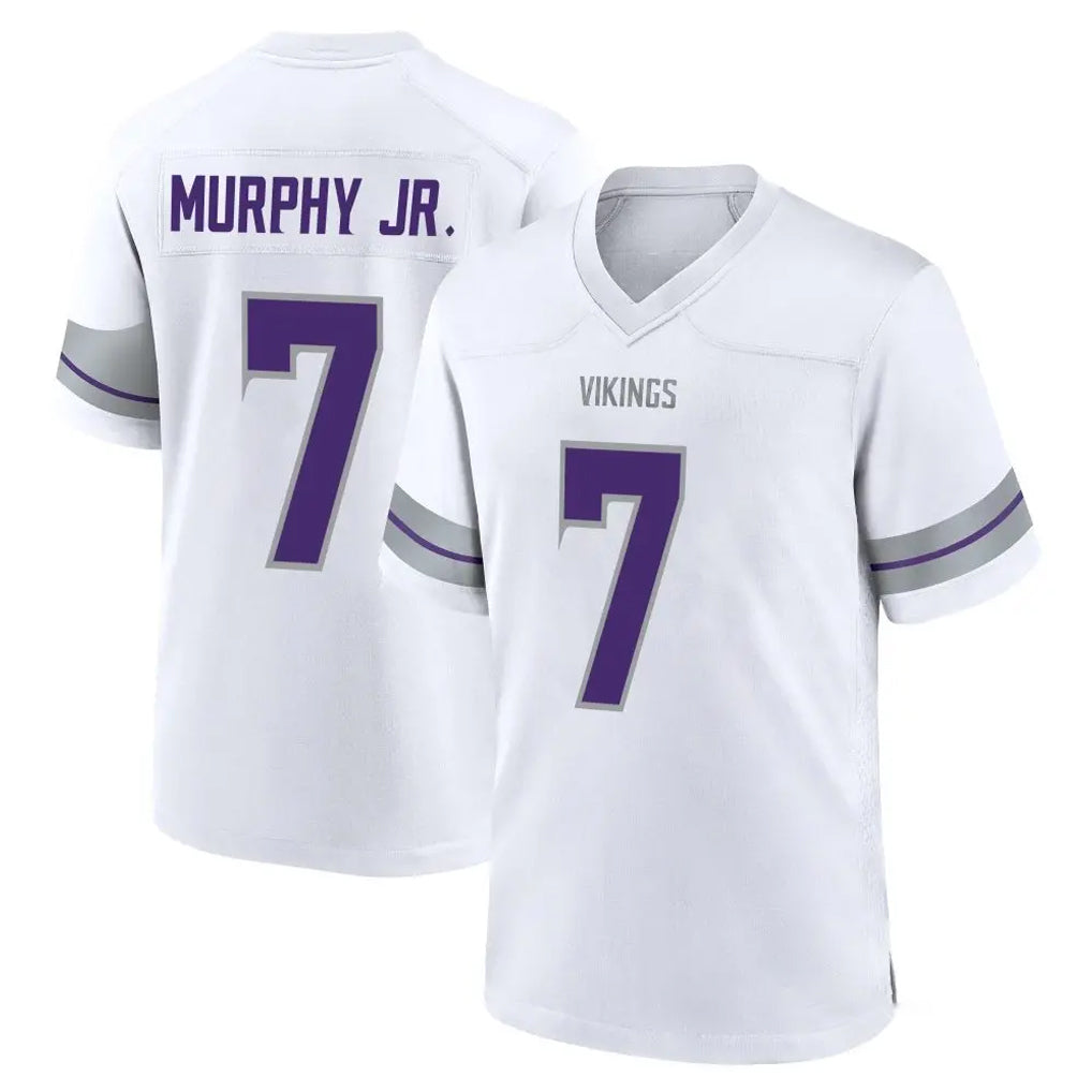 Parkc M.Vikings #7 Byron Murphy Jr. Player White Alternate Home Game Stitched Jerseys