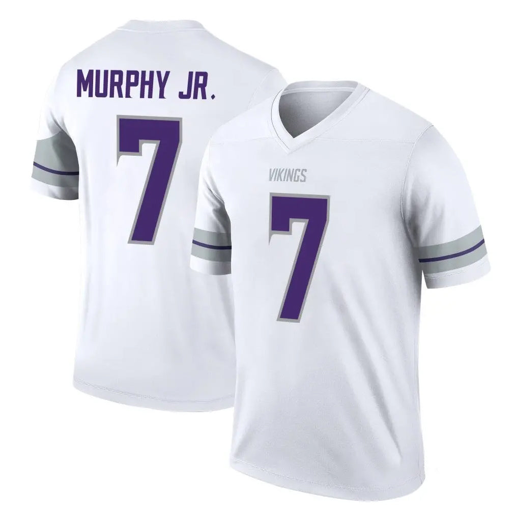 Parkc M.Vikings #7 Byron Murphy Jr. Player White Alternate Legend Home Game Stitched Jerseys