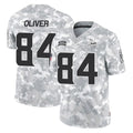 Parkc M.Vikings #84 Josh OliverPlayer Arctic Camo Salute To Service Limited Game Stitched Jerseys